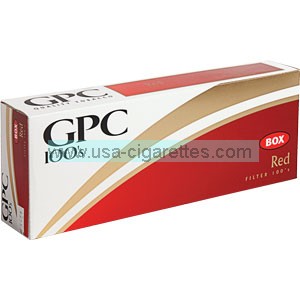 GPC Red 100's cigarettes